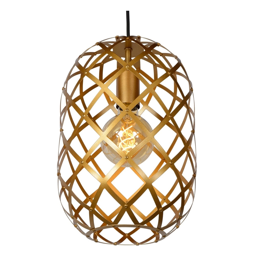 3-light pendant lamp Wolfram Gold Lucide 5411212211453