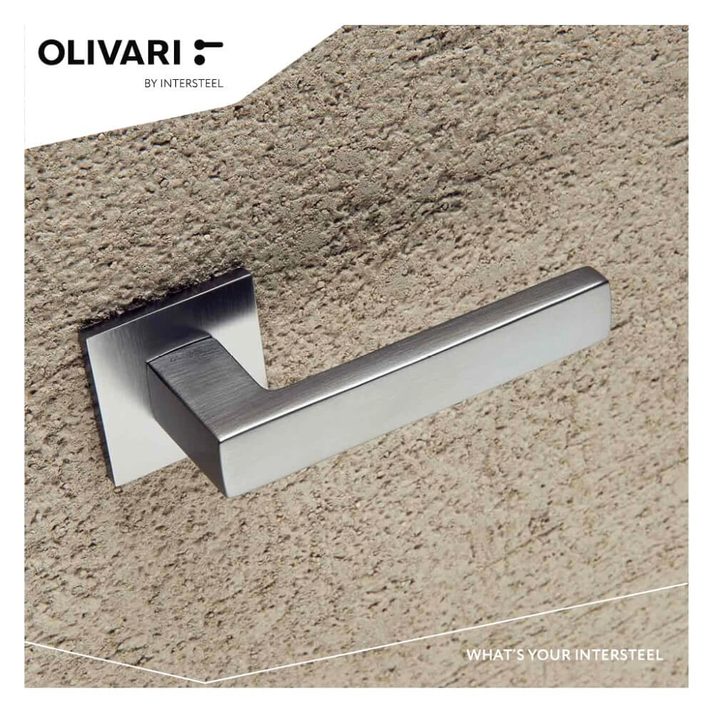 Design door handle Planet Q matt chrome Olivari 8714186477366