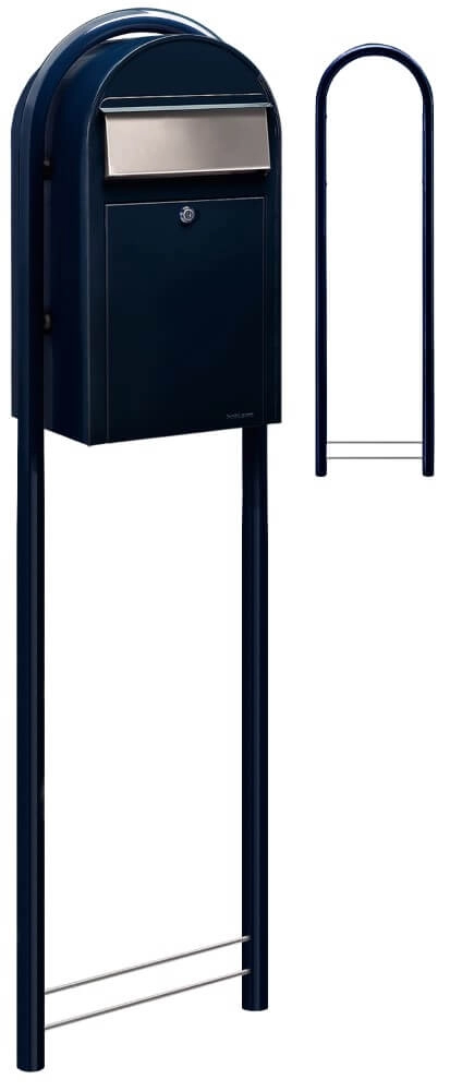 Mailbox Grande 5004 i Black blue Bobi 6417237033291