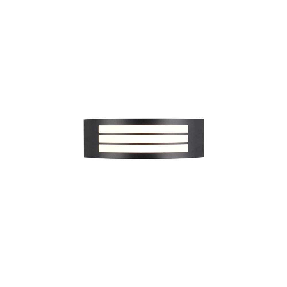 Black wall lamp Ceuta Front door Trio 4017807687637