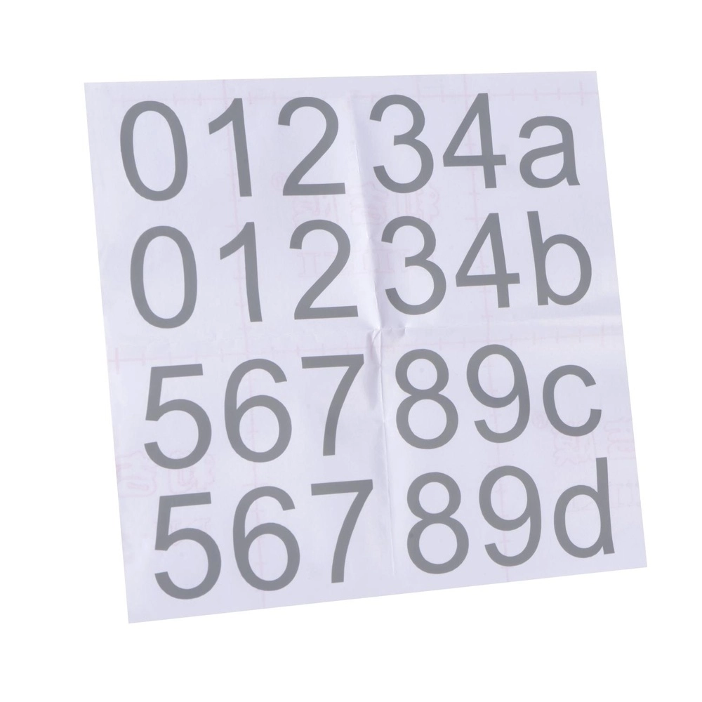 Wall lamp Thesi Led black with house number Lucide 5411212271464