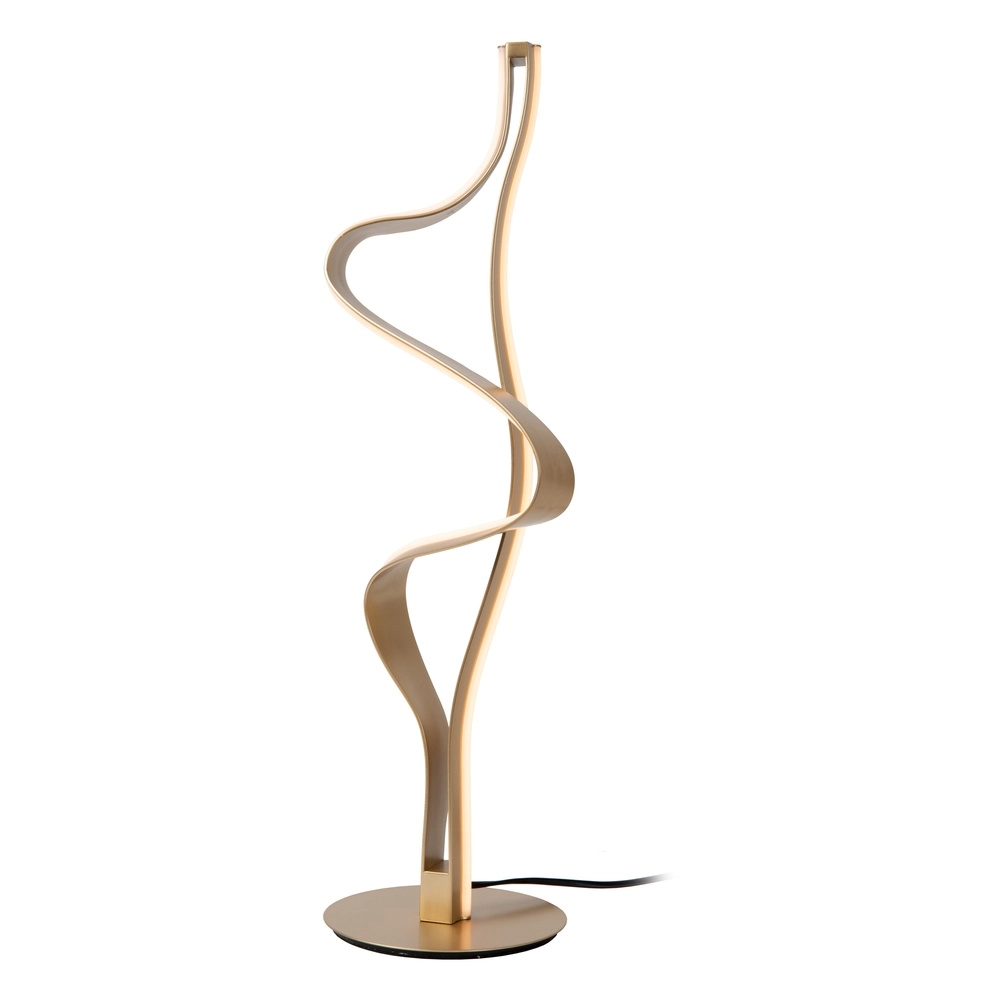 Table lamp Lambada curl gold Premium by Lucide 5411212520876
