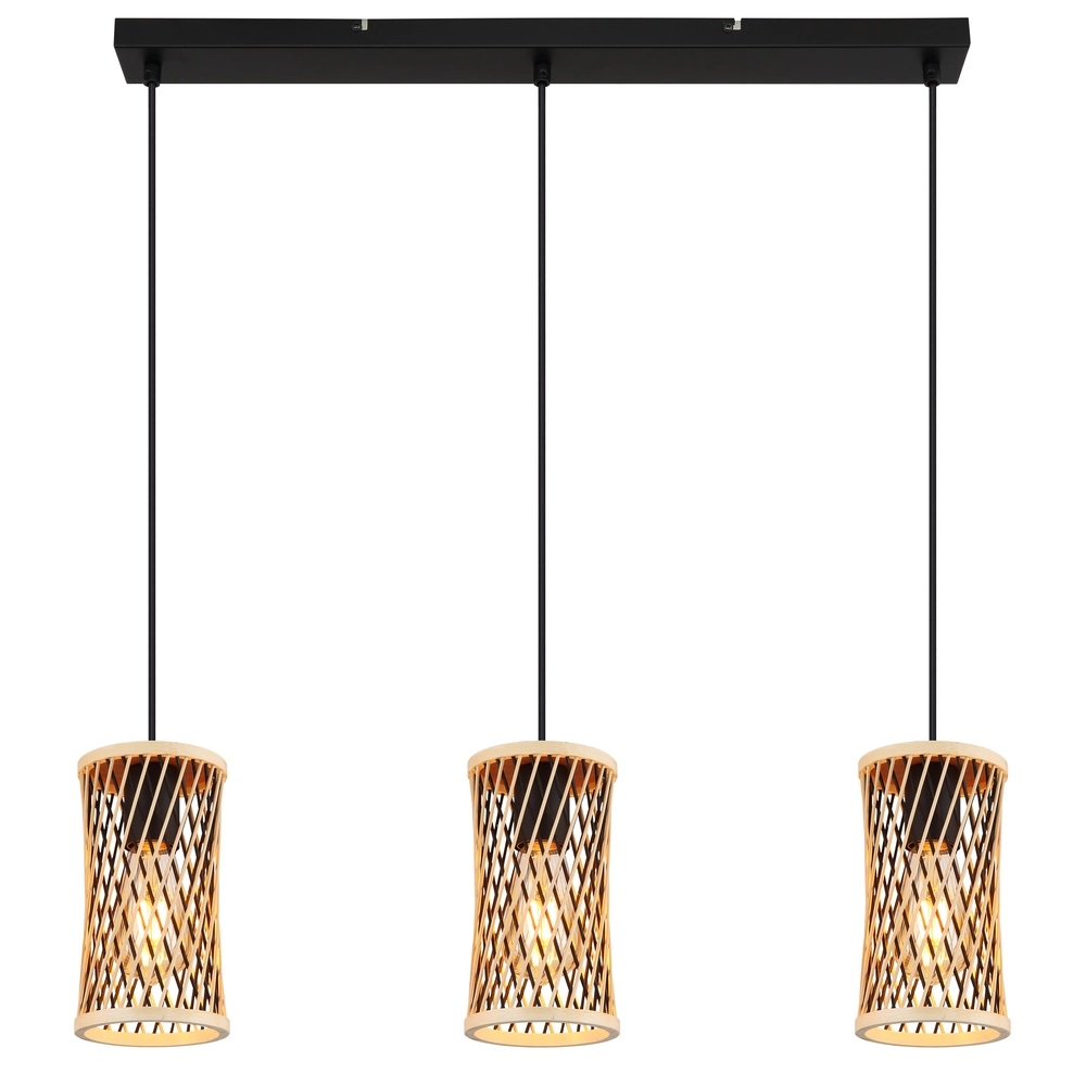 Pendant lamp Mali 3-light Globo 9007371533725