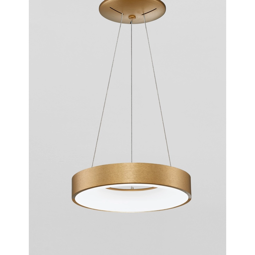 Pendant lamp Rando Thin gold Ø 38cm