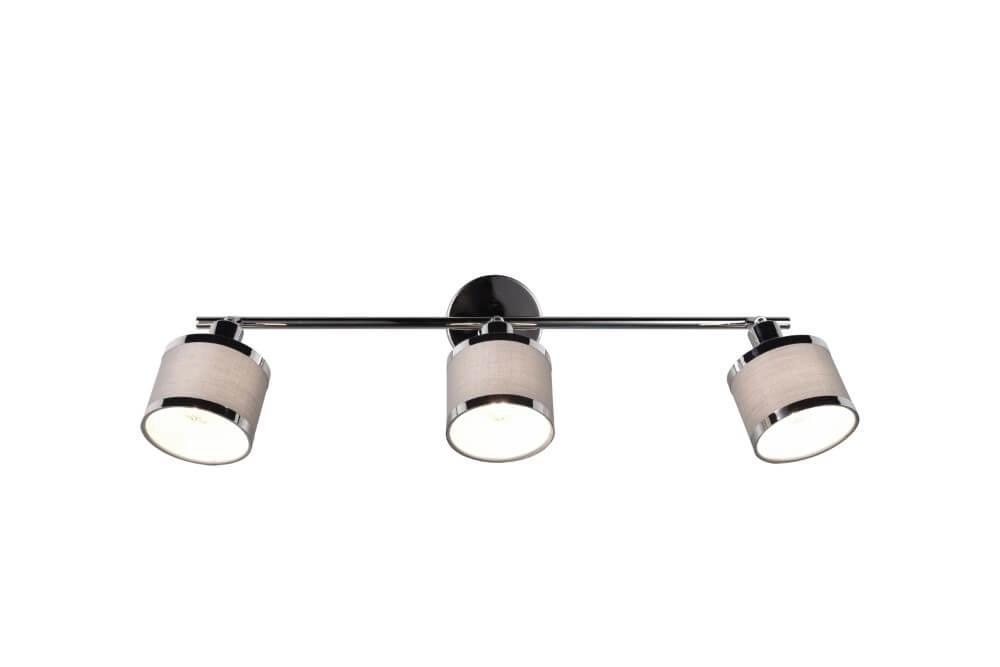 Design surface-mounted spotlight Arosa nickel 3-lights Trio 4017807581140