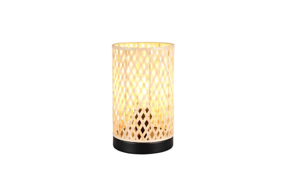 Cream table lamp Laurent with black Ø 14cm Trio 4017807637595