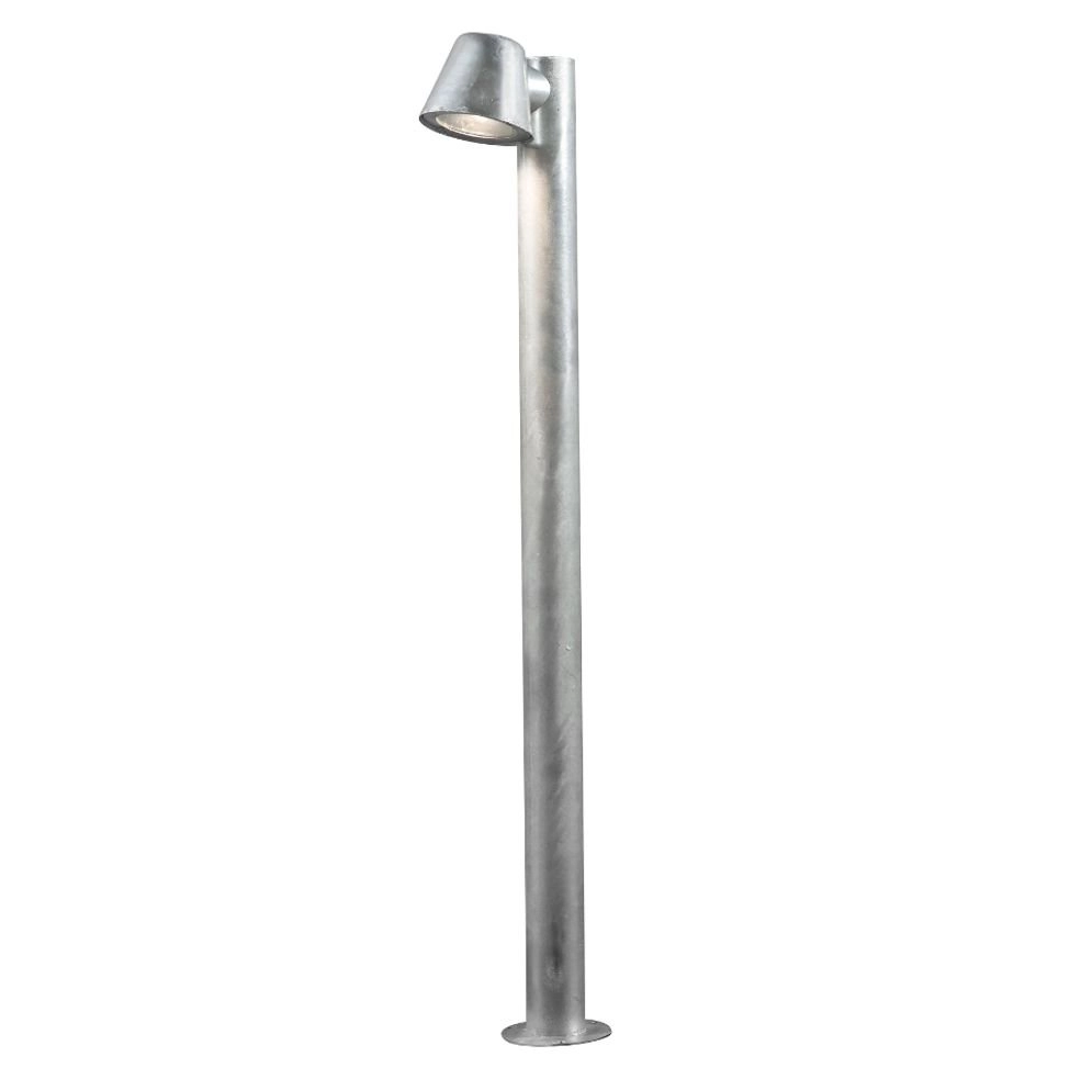 Garden lamp Trieste 100cm zinc grey