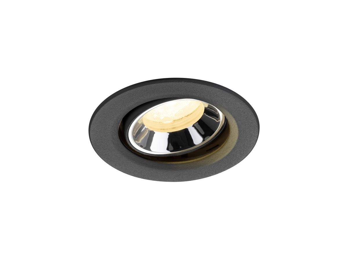 Recessed spotlight Numinos Move XS black/chrome 3000K - 40deg