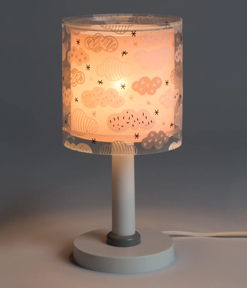 Children's room table lamp Clouds soft pink Dalber 8420406800486