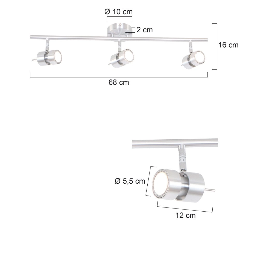 LED ceiling spot Natasja Led Steinhauer 8712746111996