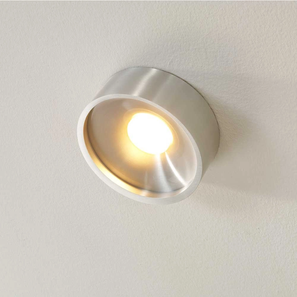 Stainless steel ceiling lamp Orlando Ø 14cm Artdelight 8719831731893