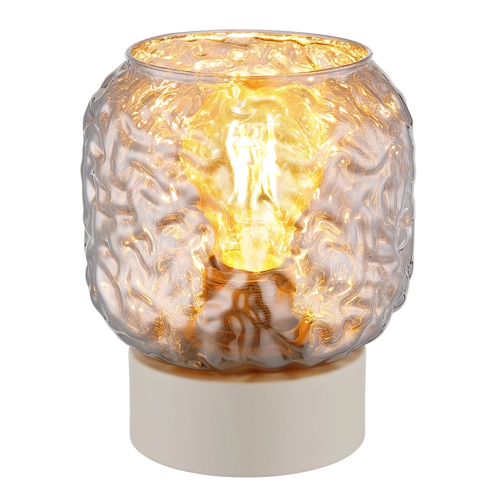 Table lamp Antonio sand brown