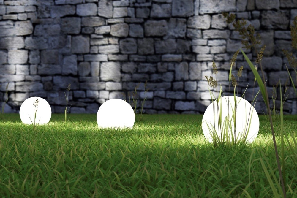 Garden lamp Bolo Spike 40cm opal Trio 4017807282825