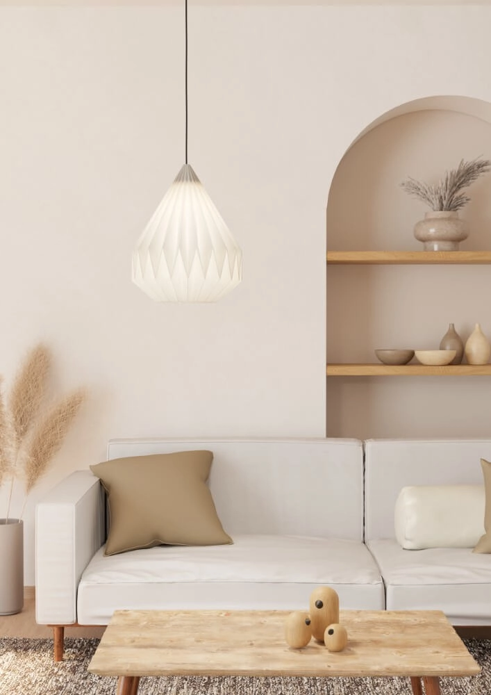 Japandi pendant lamp Minting Ø 31cm Eglo 9002759439323