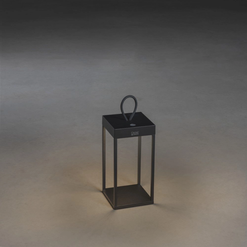 Black table lamp Ravello Rechargeable KonstSmide 7318307811759