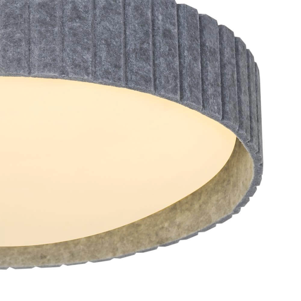 Ceiling lamp Corato grey felt Ø 42cm Nordlux 5704924024580