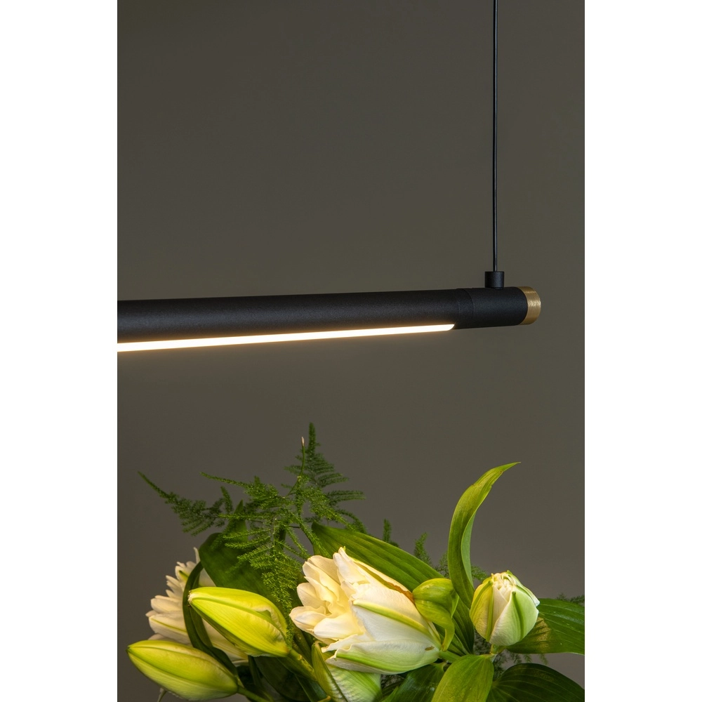Sleek pendant lamp Marnik black 150cm Premium by Lucide 5411212421210