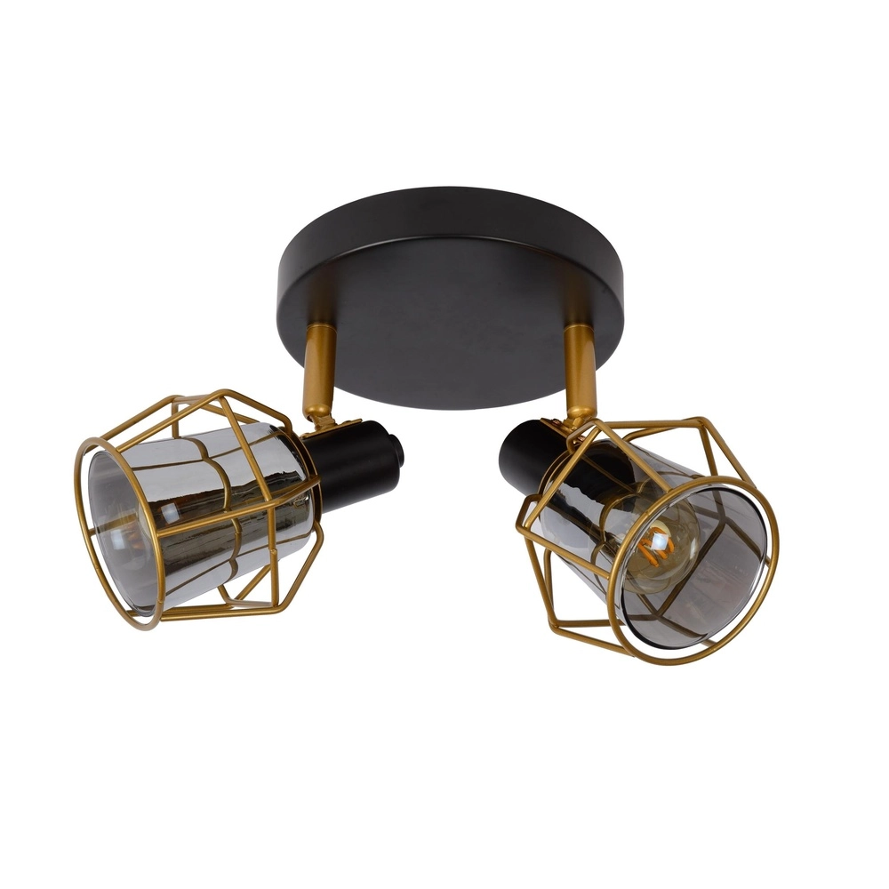 Ceiling lamp Nila 2-light black