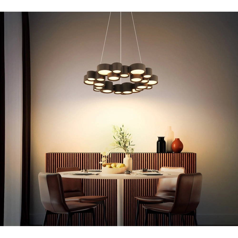 Design pendant lamp Darla Black Globo 9007371592463