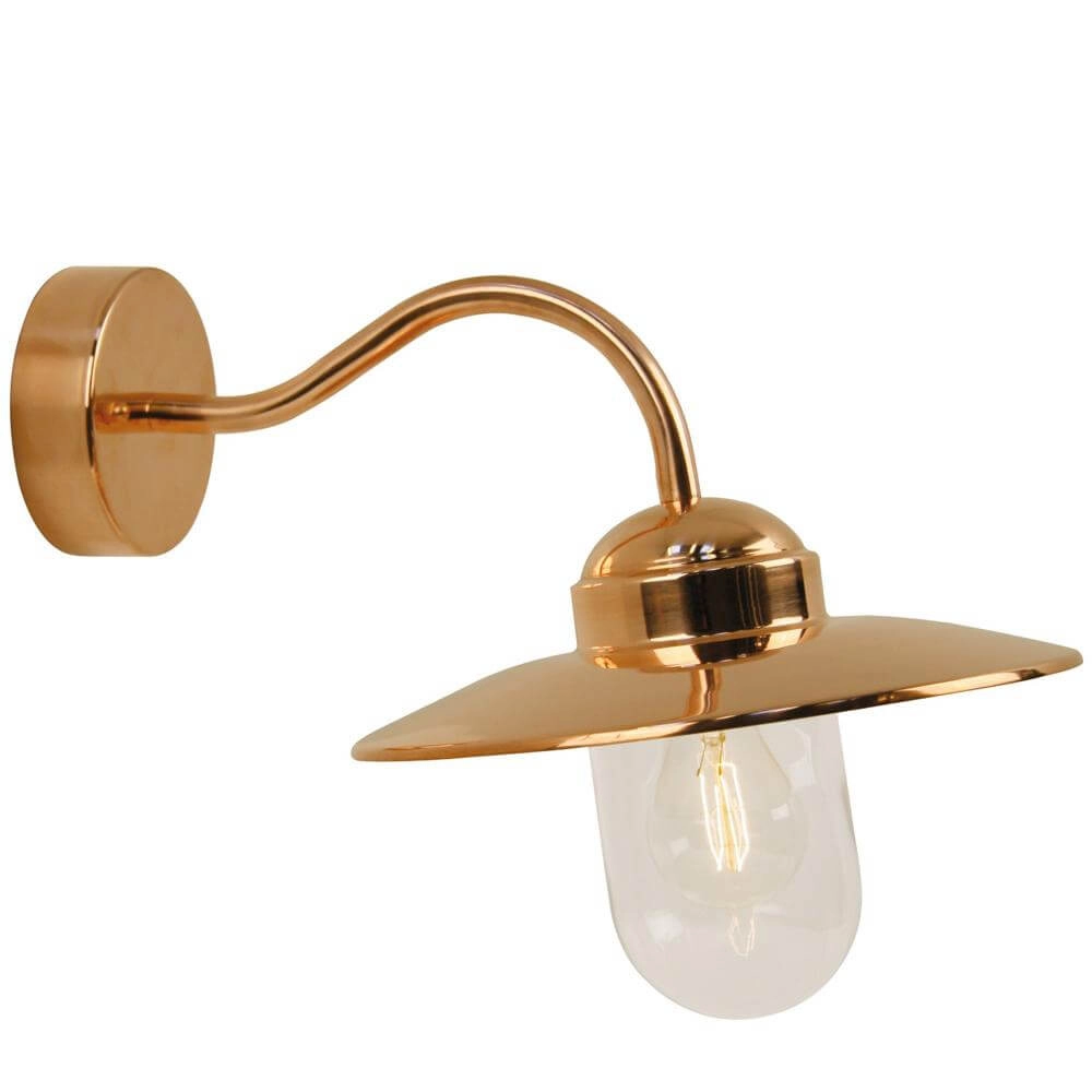 Classic wall lamp Luxembourg copper
