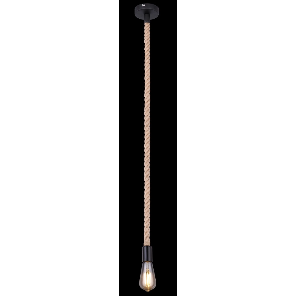 Rope lamp Ulleu Black Globo 9007371383917