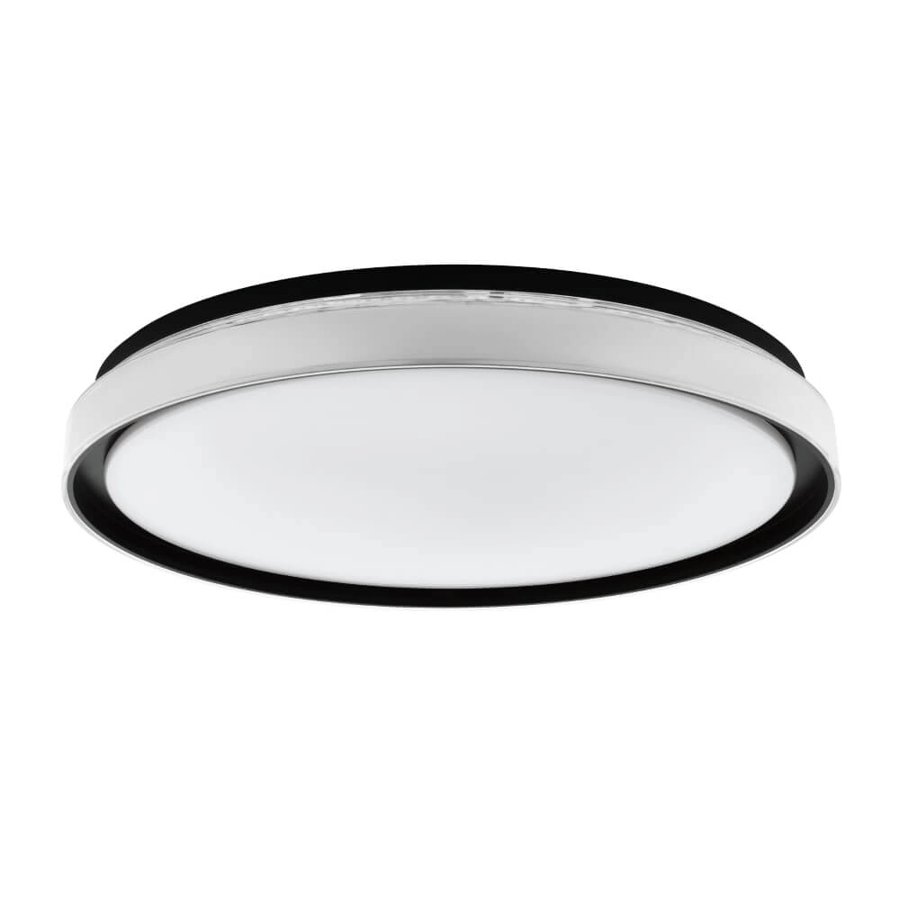 Black ceiling lamp Seluci Ø 49cm