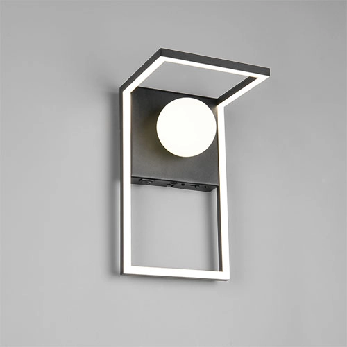 Design wall lamp Arola Black Trio 4017807683530