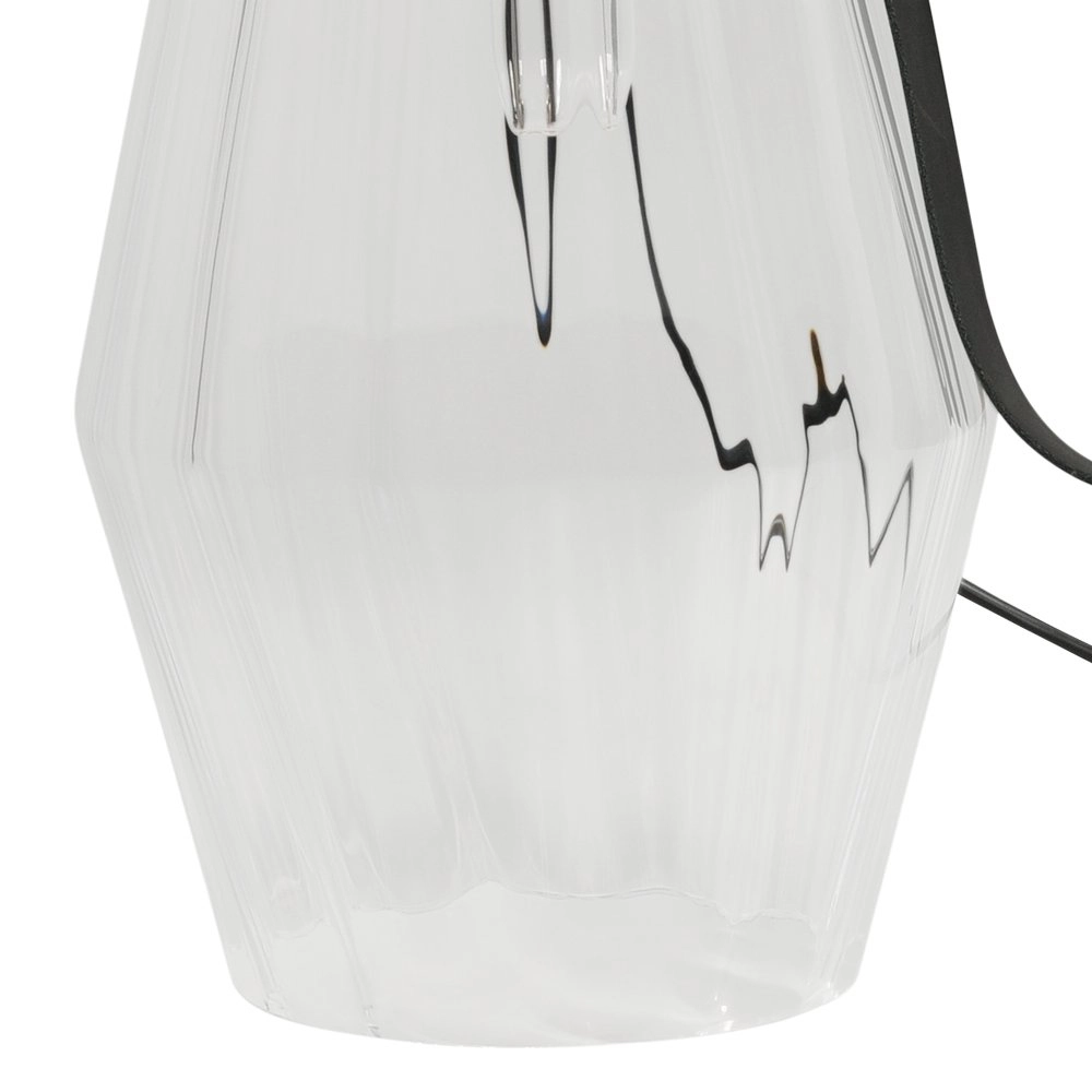 Table lamp black Diamond 80cm with clear glass Masterlight 8718121259215