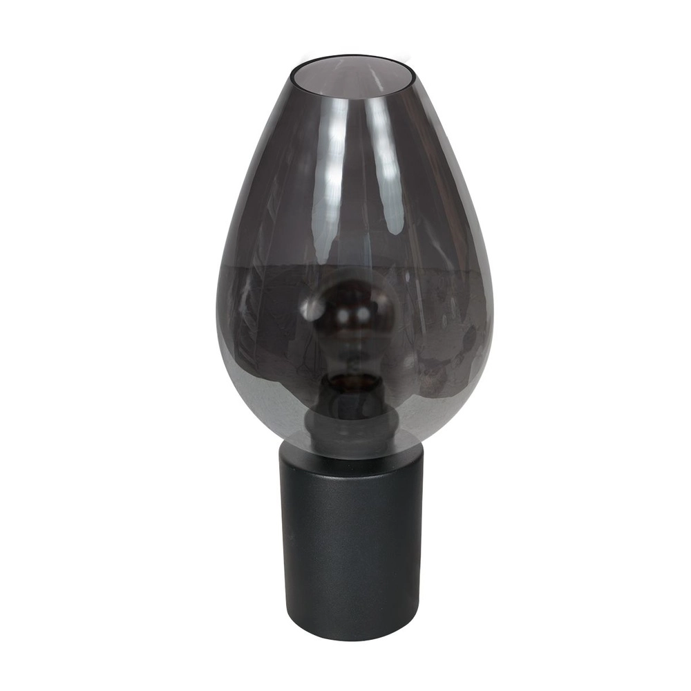 Table lamp Bloeba smoke glass Ø 22.5cm Steinhauer 8712746181128