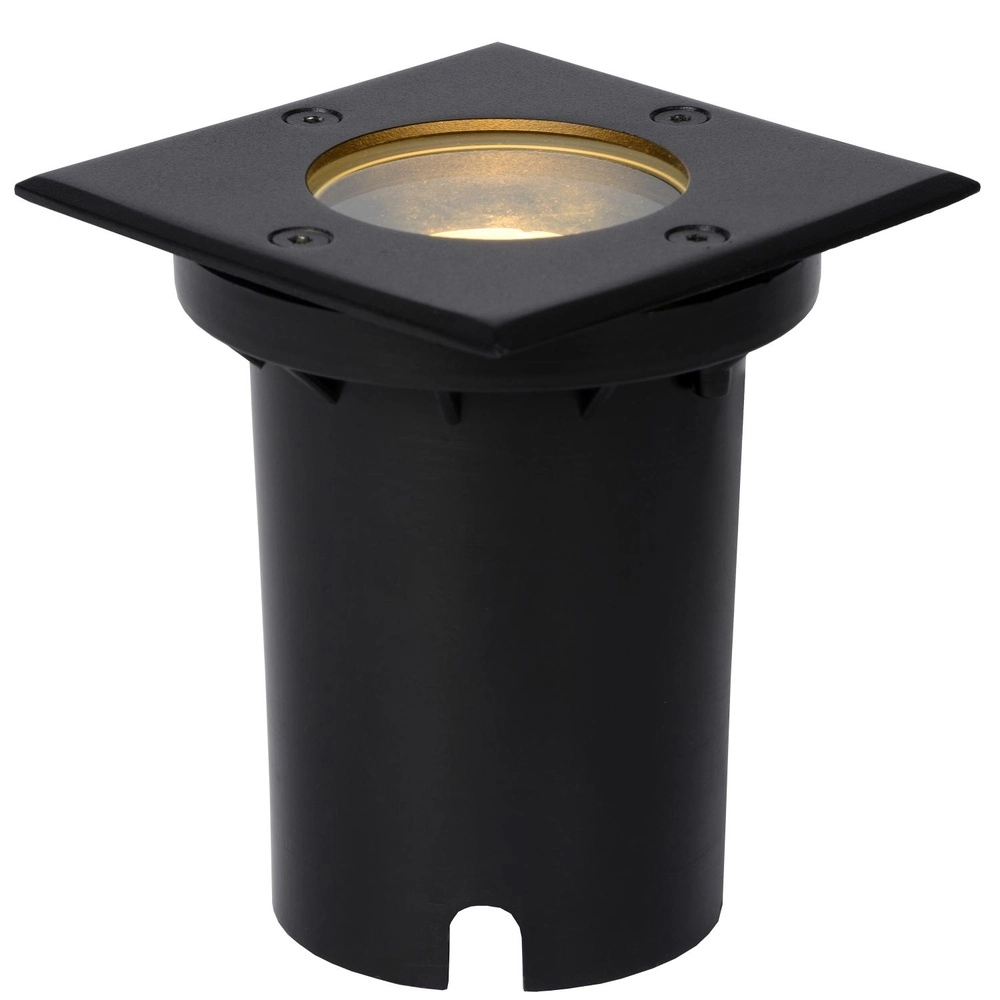 Ground spot Biltin Square Black Lucide 5411212114921