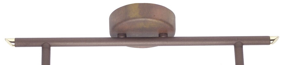 Classic ceiling spotlight Luca 2-light copper brown Brilliant 4004353036309