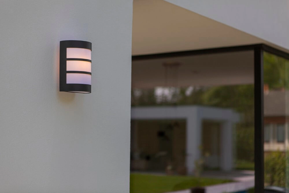 Anthracite wall lamp Nila design Lutec 6939412015385