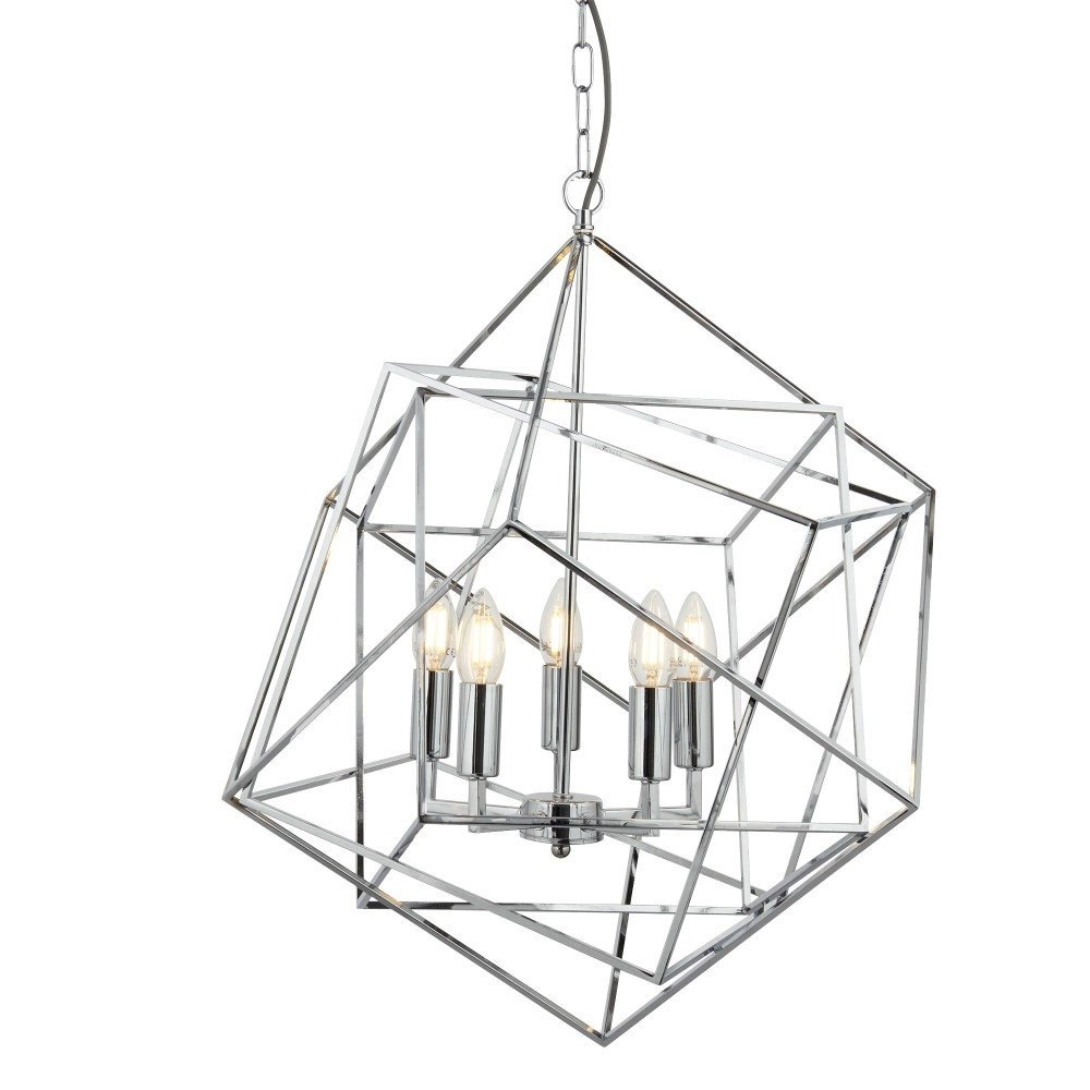 Large pendant lamp Cube Ø 55cm