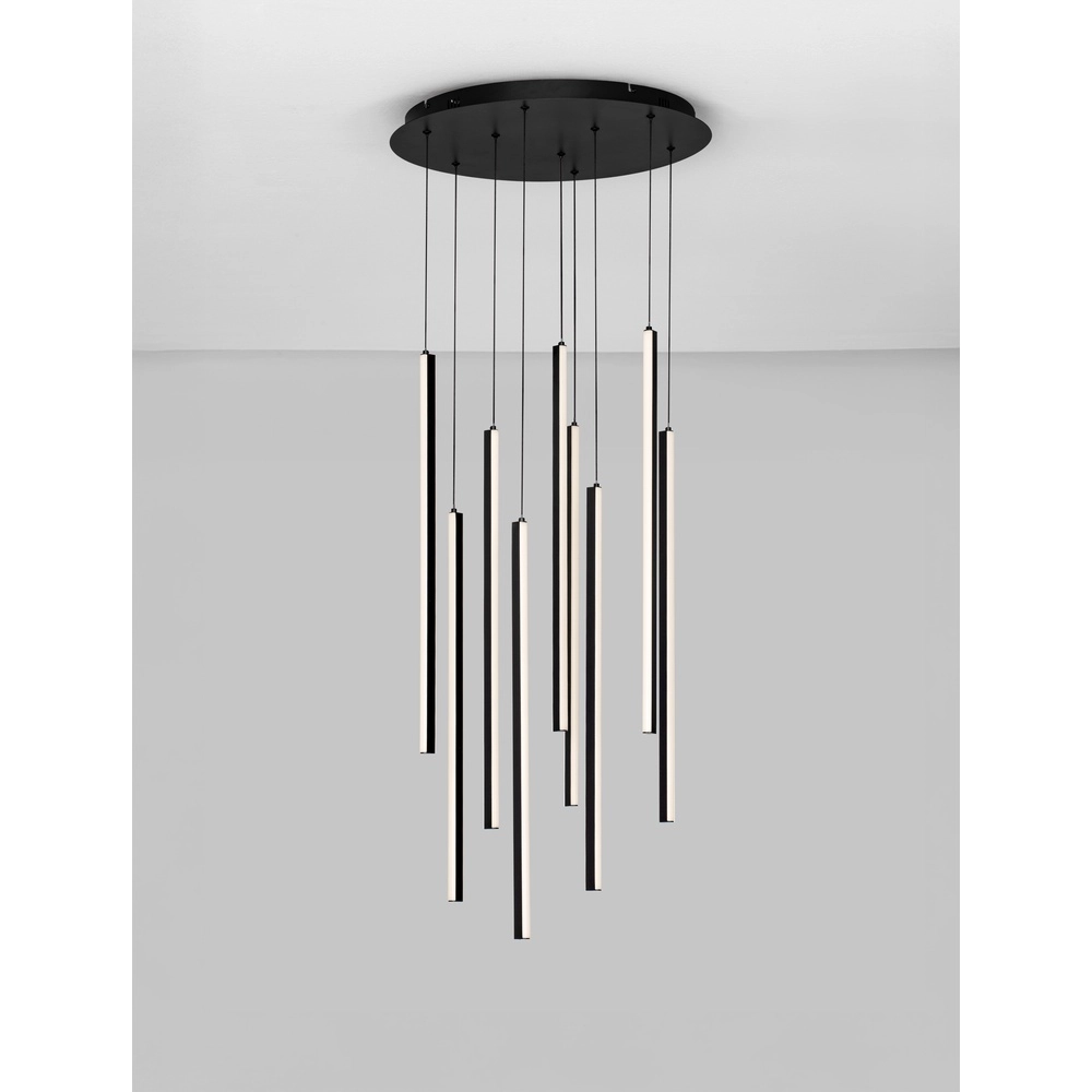 Design pendant lamp Gratta black Ø 50cm