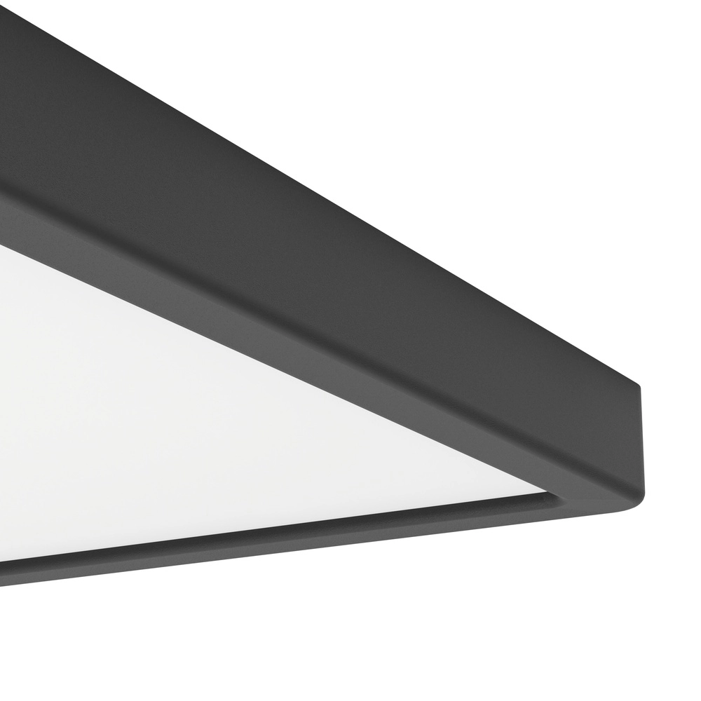 Ceiling light IP44 Fueva 6-Z Square - Black - 29.5x29.5cm Eglo 9008606330522