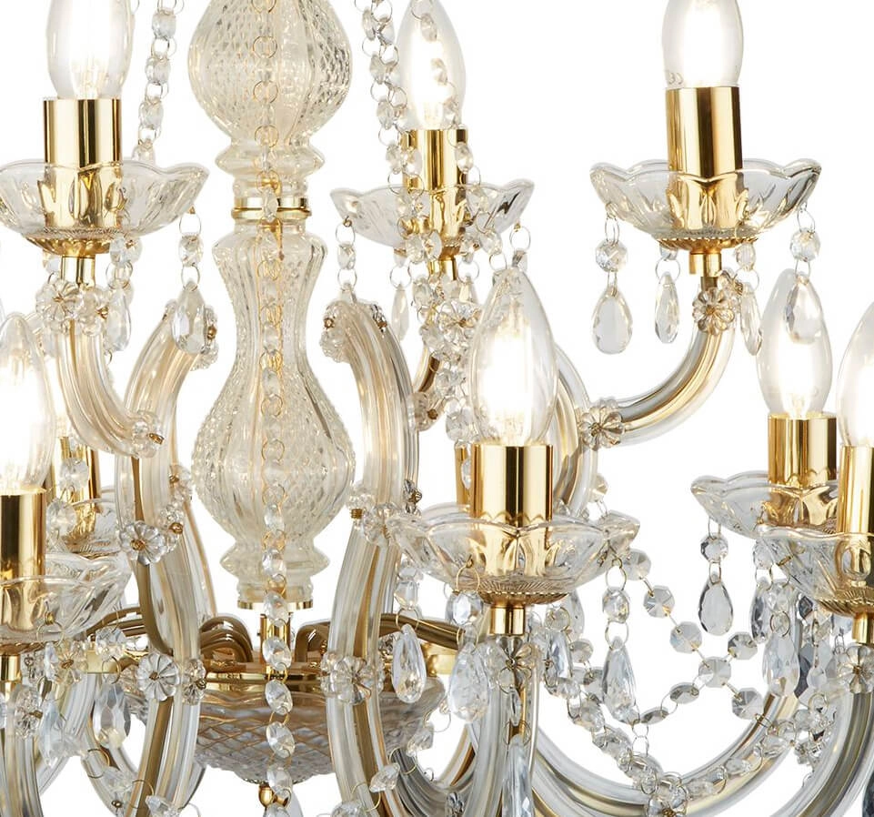 Large chandelier Marie Therese Ø 63cm Searchlight 5013874310866