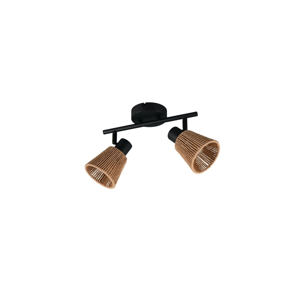 Ceiling lamp Natrel double brown Trio 4017807672343