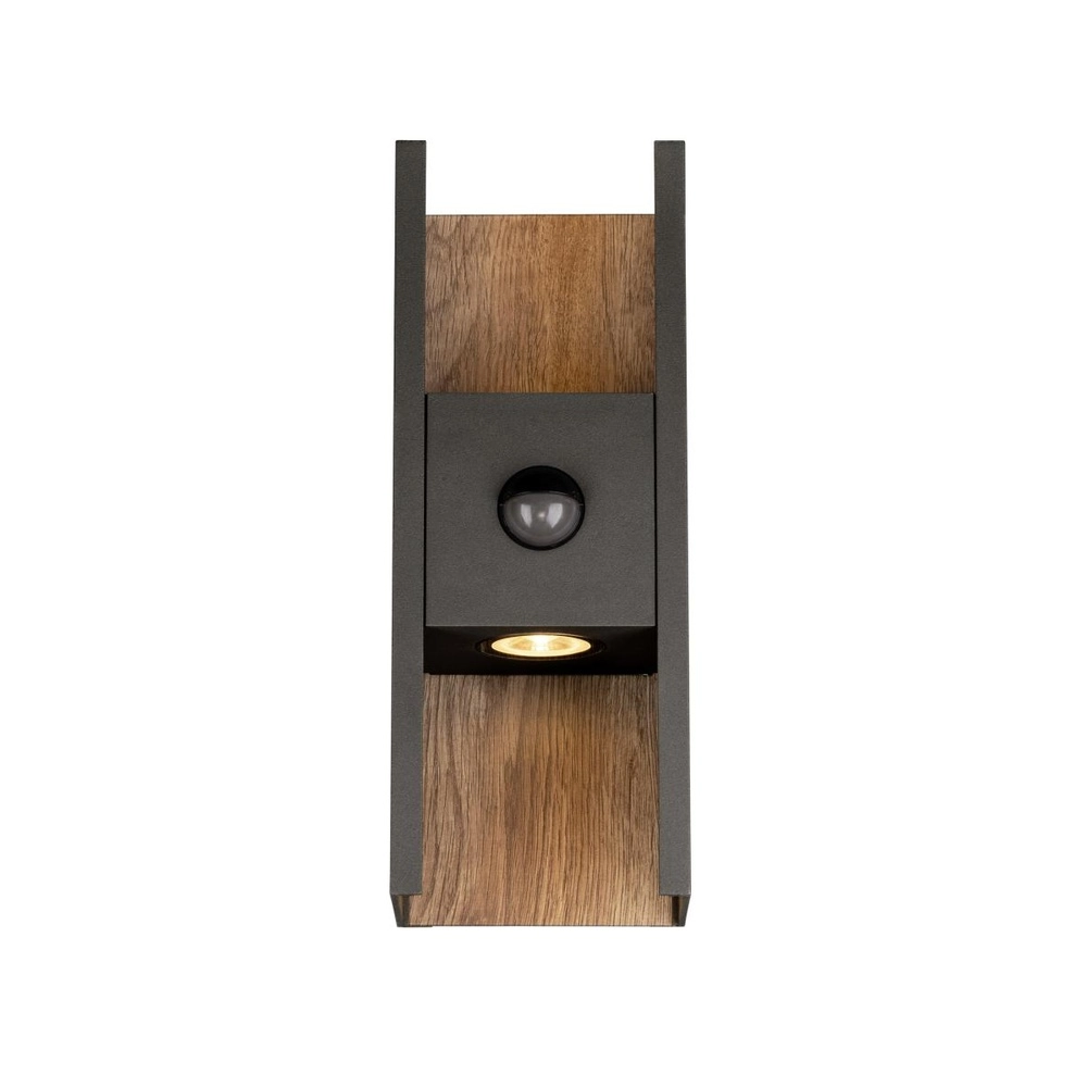 Wall spotlight Flatt anthracite with sensor SLV 4024163306478