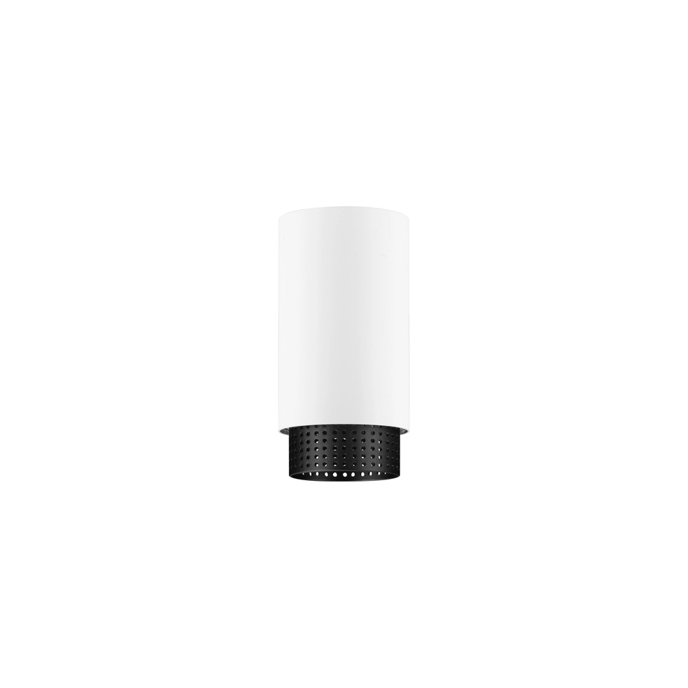 Ceiling spotlight Nessi white with black Lyora 5212017475114