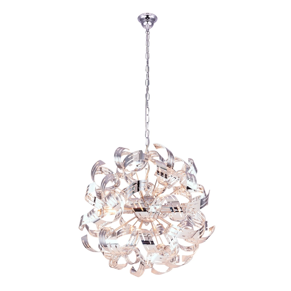 Pendant lamp Falla chrome