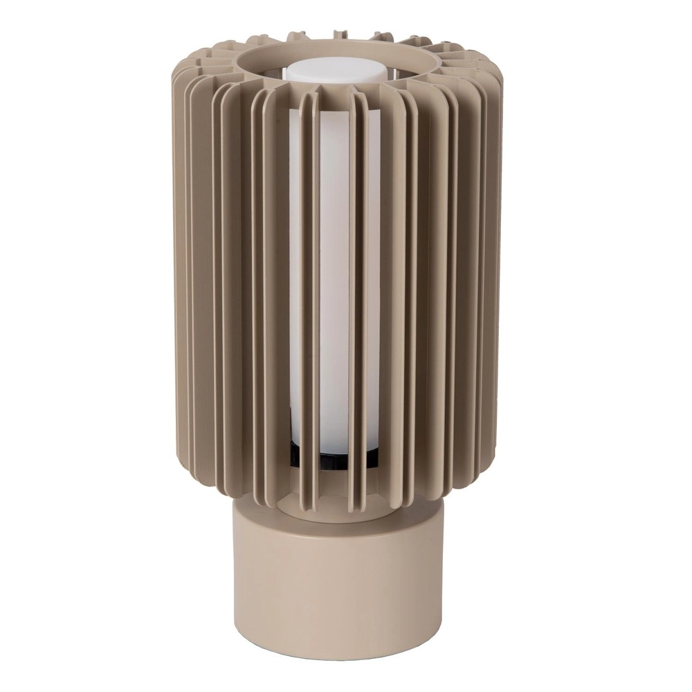 Table lamp Lambres Ø 15cm taupe