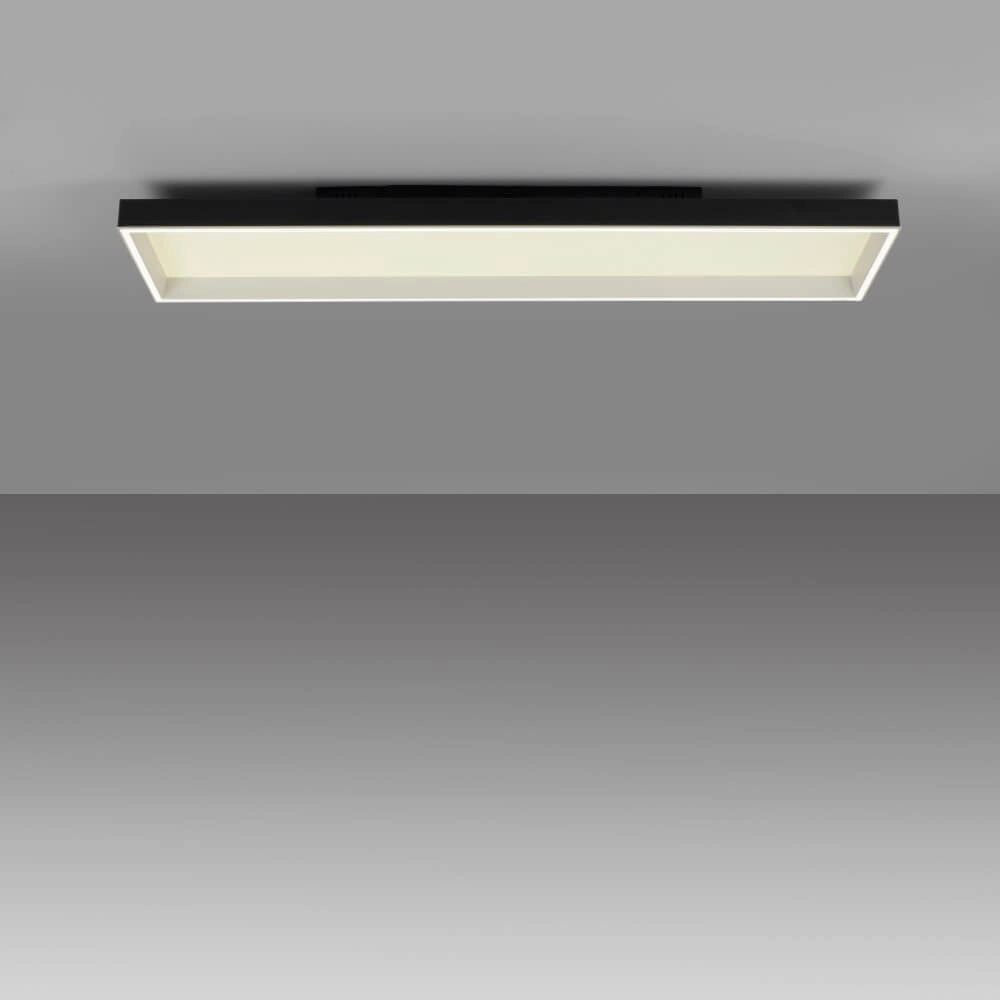 Black ceiling lamp Q-Magong rectangular Paul Neuhaus 4012248384626