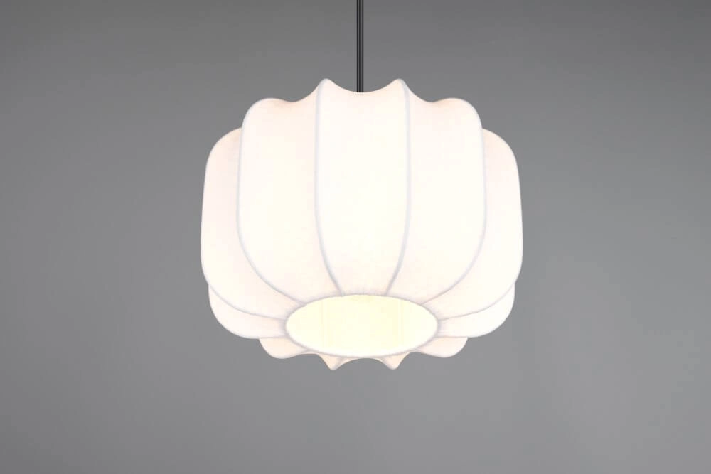 White design pendant lamp Madleine Ø 25cm Trio 4017807637465