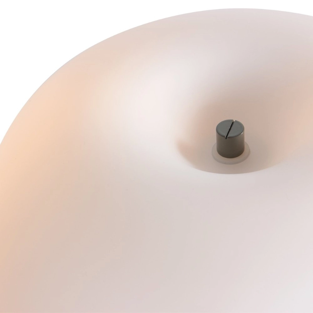 Table lamp Ancilla green with white hood
