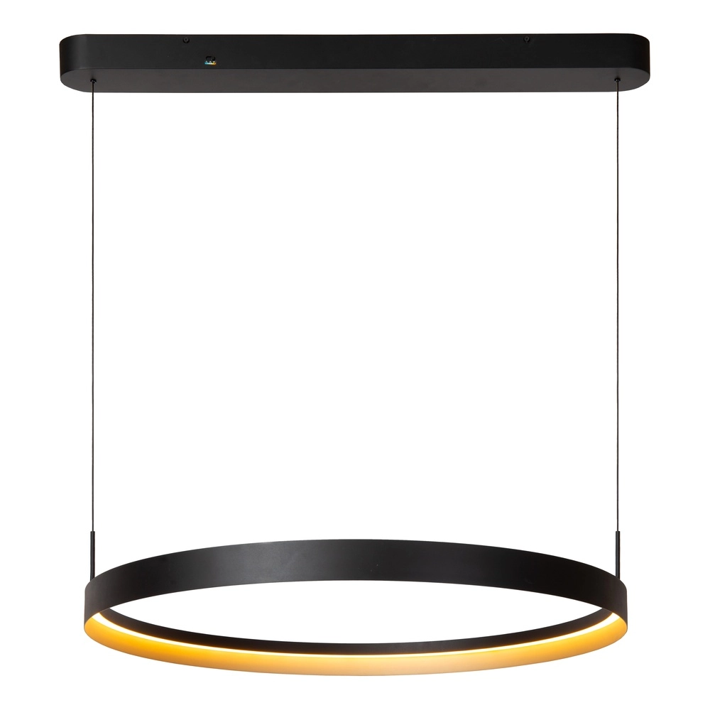 Design pendant lamp Radiant black Ø 80cm