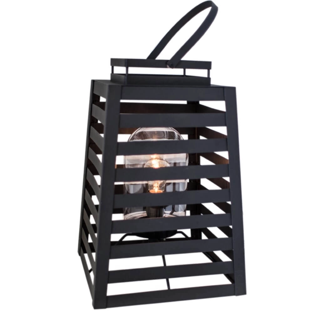 Table lamp Yankton Matt black
