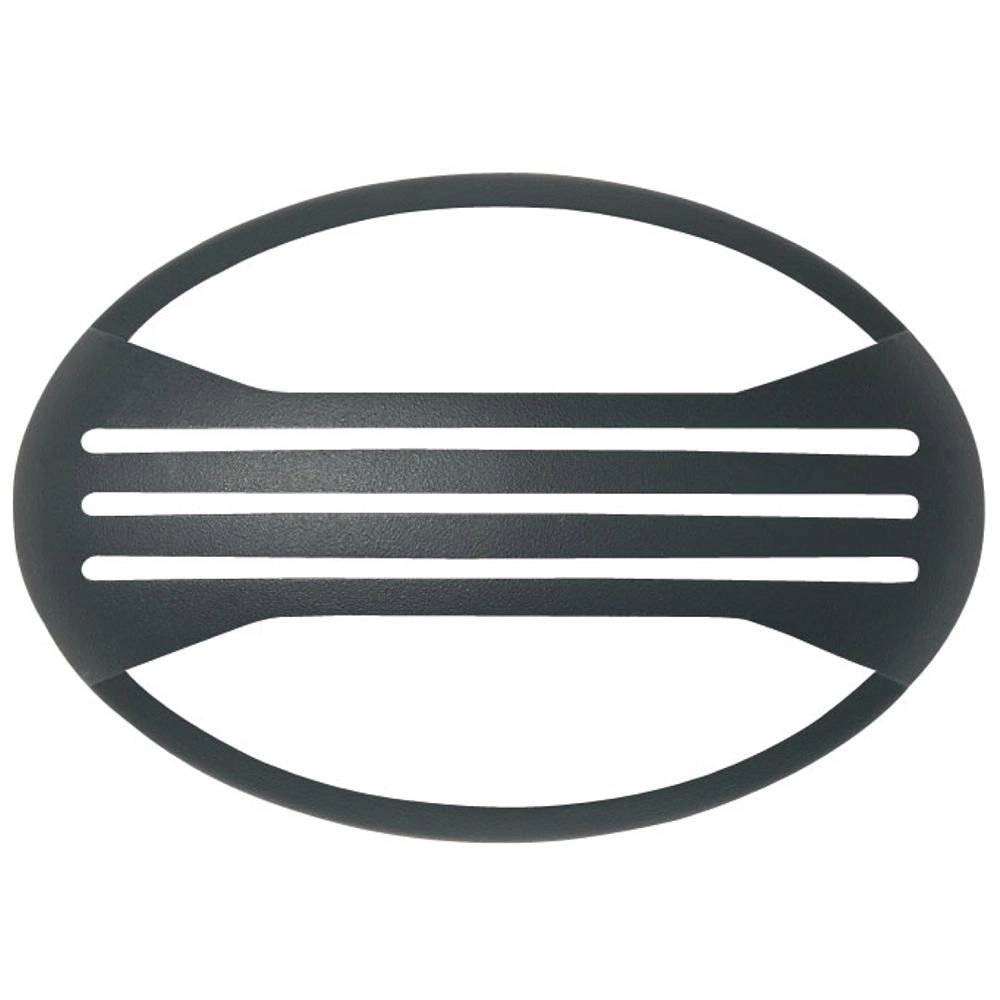 Outdoor light Jack Oval 3-stripe silver gray