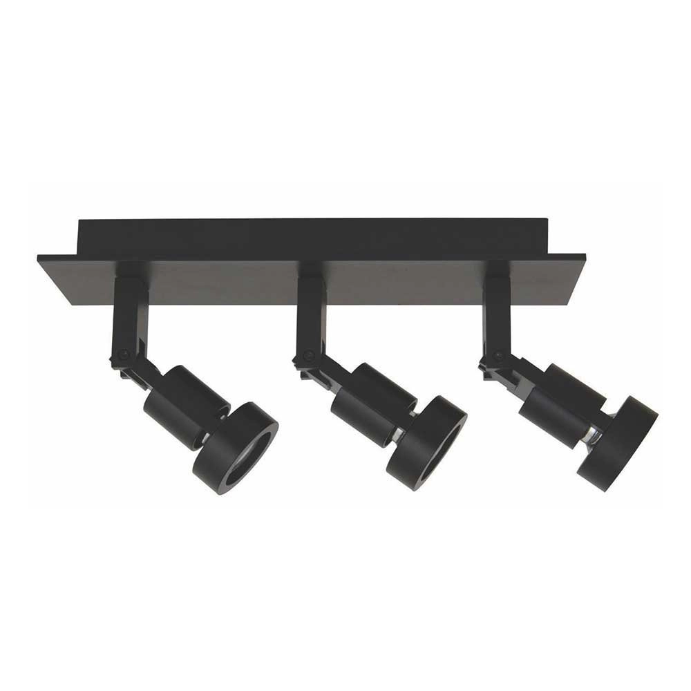 Black surface mounted spot Tech 3 lights