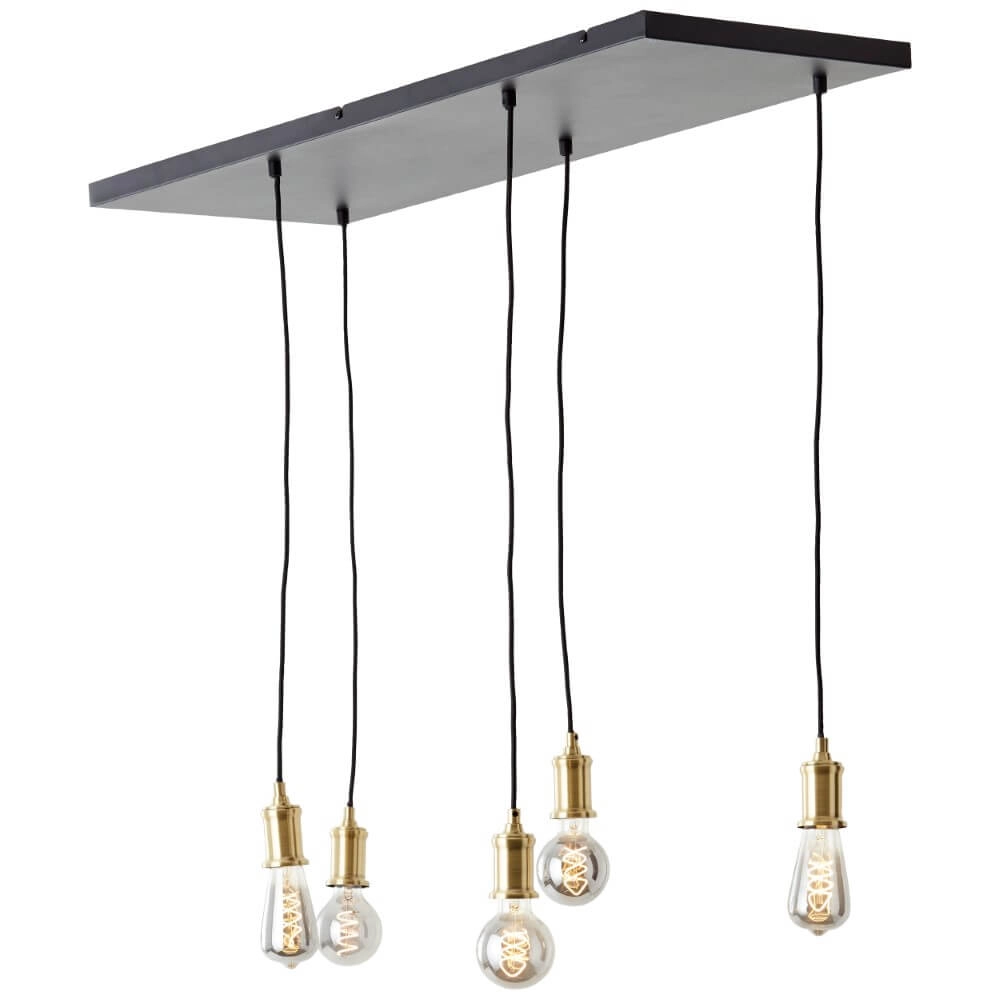 Hanging lamp Darcia with 5 pendulums