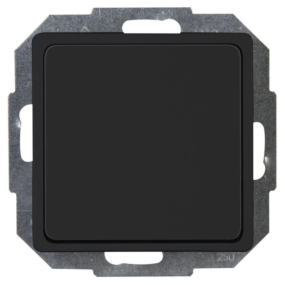 Blind plate Paris black